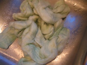 Paula's Pale Green Wool