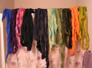 Dyed Roving