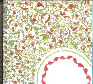 Orange and Red Doodle