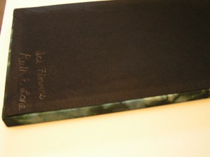 Side View Ice Flowers