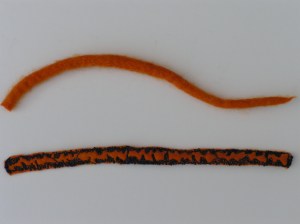 Machine Stitched Felt Cord, Ruth Lane