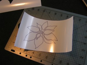 Hand cut stencil by Ruth Lane