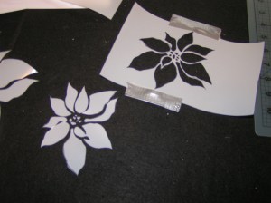 Hand cut stencil by Ruth Lane