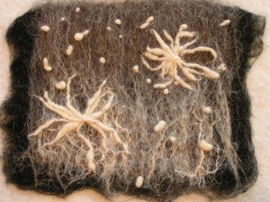 Holiday Felted Picture by Angela