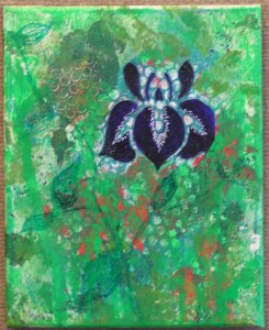 Mixed Media Iris