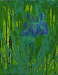 Mixed Media Iris