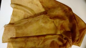 Silk dyed by Ruth Lane