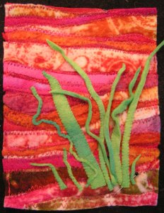 Hand Stitching Greenery