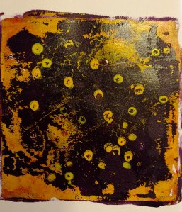 dark and light print