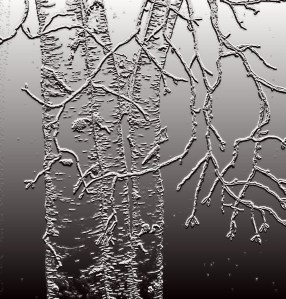 Sketchbook - Weeping Birch bas relief