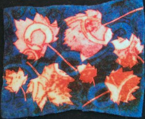 Printed and Stitched Felt