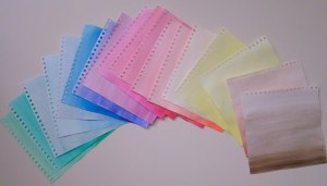Rainbow of Painted Papers